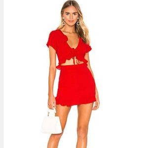 Revolve Supedown Red Dress